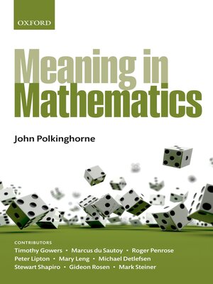 cover image of Meaning in Mathematics